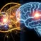 Illustration of a glowing brain surrounded by bright, swirling lines representing neural connections.